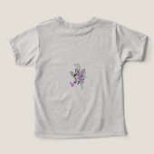 Paisley Floral Motif – Boho White Purple Orange  (Design achterkant)