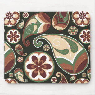 Paisley & Floral Mousepad Muismat