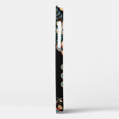 Paisley floral naadloos. Donkere achtergrond met Case-Mate iPhone Case (Achterkant / Links)