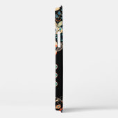 Paisley floral naadloos. Donkere achtergrond met Case-Mate iPhone Case (Achterkant / Rechts)