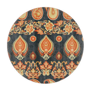 Paisley Floral: Oosters Etnaadloos Snijplank