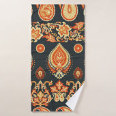 Paisley Floral oriental etnische Pattern. Naadloos Badhanddoek (Badhanddoek)