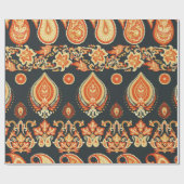 Paisley Floral oriental etnische Pattern. Naadloos Cadeaupapier (Vlak)