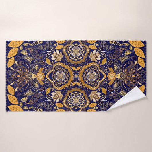 Paisley floral pattern badhanddoek (Badhanddoek)