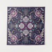 Paisley floral pattern wandkleed (Voorkant (horizontaal))