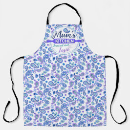 Paisley Floral Pattern - Wit Schort