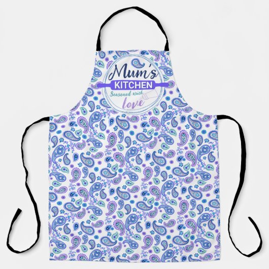 Paisley Floral Pattern - Wit Schort (Voorkant)