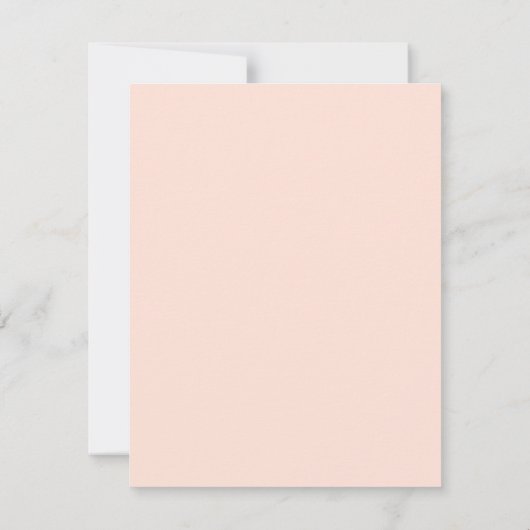 Paisley Floral Reception Kaart (Achterkant)