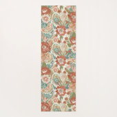Paisley Floral Yoga Mat - Custom Name Mat (Achterkant)