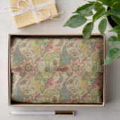 Paisley Flower Decorative Tissue Paper Tissuepapier (Geschenk)