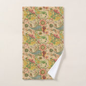Paisley Flower Towel Set Bad Handdoek (Handdoek)