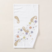 Paisley Flowers Floral Bathroom Towel sets Bad Handdoek (Handdoek)