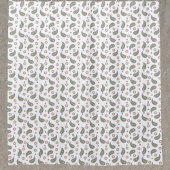 Paisley Flowers Polka Dots Groen Roze Paarse Douchegordijn