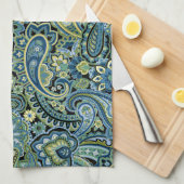 Paisley Forest Groen Keukenhanddoeken (Quarter Fold)