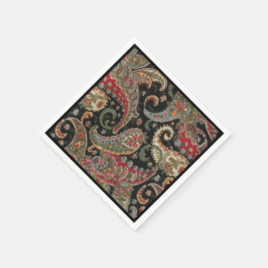 Paisley Fractal Servetten (Hoek)