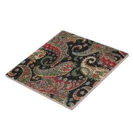 Paisley Fractal Tegeltje