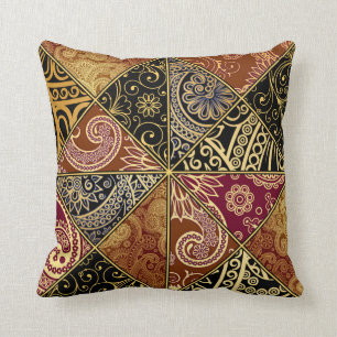 Paisley Fractured Pattern Pillow Kussen