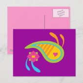 Paisley Fun Briefkaart (Voorkant / Achterkant)