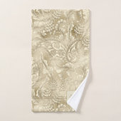Paisley Garden Floral Monogram Goud/Goud ID750 Bad Handdoek (Handdoek)