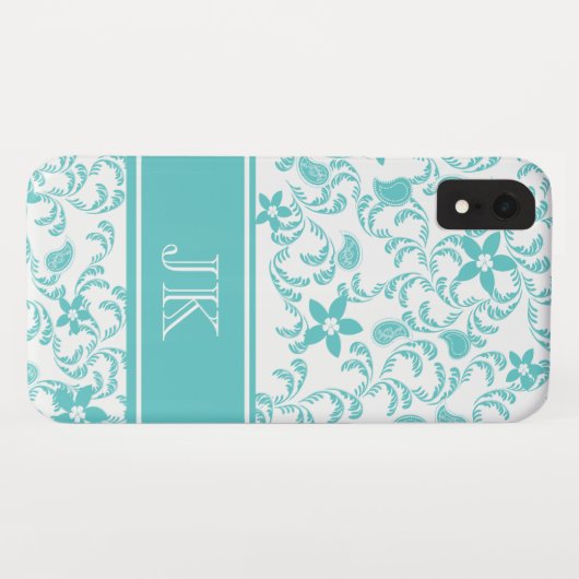Paisley Garden met verwisselbare kleur Case-Mate iPhone Case (Achterkant (horizontaal))