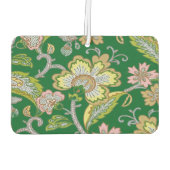 Paisley Garden Stylized Floral Embroidery Luchtverfrisser (Achterkant)