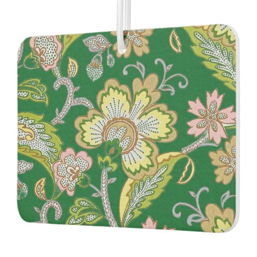 Paisley Garden Stylized Floral Embroidery Luchtverfrisser (Links)