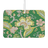 Paisley Garden Stylized Floral Embroidery Luchtverfrisser (Voorkant)