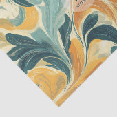 Paisley-geïnspireerd bladpatroon (1) Tissuepapier (Detail)