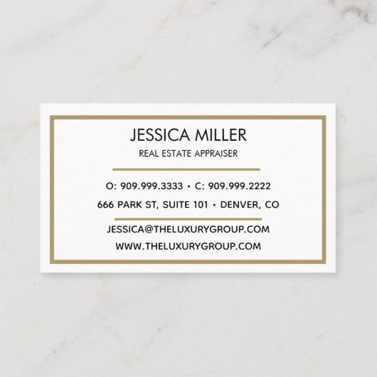 Paisley Gold Ruby Luxury Elegant Script Visitekaartje (Achterkant)