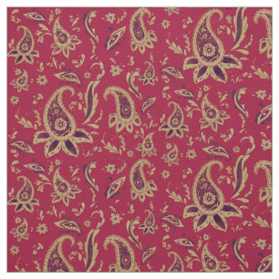 Paisley Gold, verbinding Stof