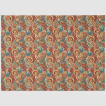 Paisley Golden Flower Abstract Pattern 10