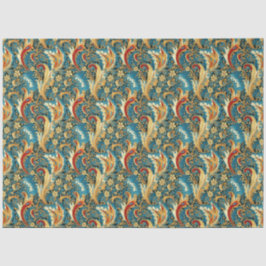Paisley Golden Flower Abstract Pattern 2 Tissuepapier