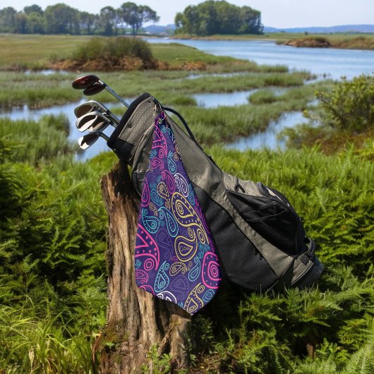 paisley golfhanddoek
