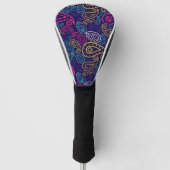 paisley golfheadcover (Voorkant)