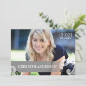 Paisley, Graduation Cap Afstudeerder 2012 Photo Af Kaart (Staand voorkant)