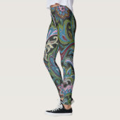 Paisley Green Leggings (Links)
