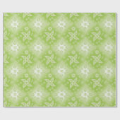Paisley Green Limoen patroon. Cadeaupapier (Vlak)