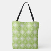 Paisley groene limoen patroon. tote bag (Achterkant)