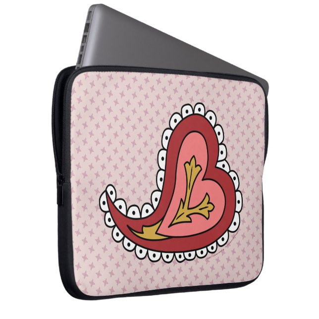 Paisley Hart Laptoptas Laptop Sleeve (Voorkant Rechts)