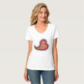 Paisley Hart Vrouwen Licht Shirt (Voorkant volledig)
