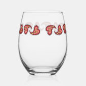 Paisley Hart Wijnglas Zonder Voet (Rechts)