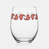 Paisley Hart Wijnglas Zonder Voet (Links)