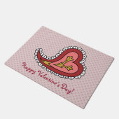 Paisley Heart Doormat Deurmat (Schuin)