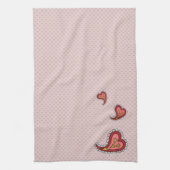 Paisley Heart Hand Towel Theedoek (Verticaal)