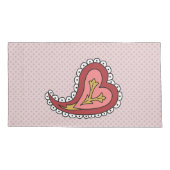 Paisley Heart Kussensloop (Achterkant)