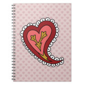 Paisley Heart Notitieboek (Voorkant)