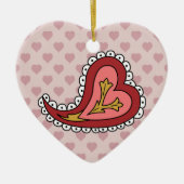 Paisley Heart Ornament (Voorkant)