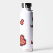 Paisley Heart Waterfles (Links)