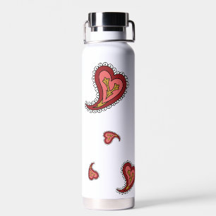 Paisley Heart Waterfles