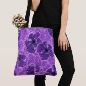 Paisley Hibiscus Psychedelic Beach Bag Tote Bag (Dichtbij)